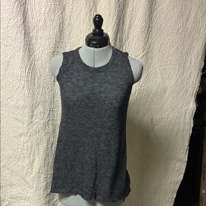 Women's Sleeveless knit Gray Top